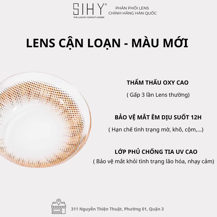 Lens Cận Loạn Brown Cao cấp