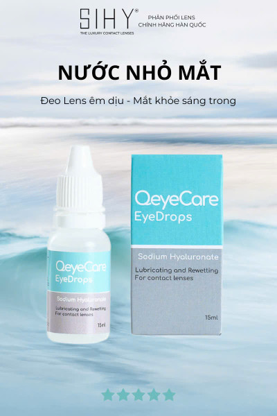 Nước nhỏ mắt cấp ẩm cho Lens 