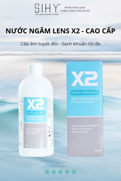 Nước ngâm Lens X2 Cao cấp 350ml